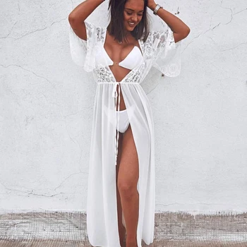 Fashion Women Summer Lace Crochet Bikini Cover Up Loose Beach Dress Elegant Playa Cardigan Femme Ladies tunic kaftan Beachwear
Fashion Women Summer Lace Crochet Bikini Cover Up Loose Beach Dress Elegant Playa Cardigan Femme Ladies tunic kaftan Beachwear