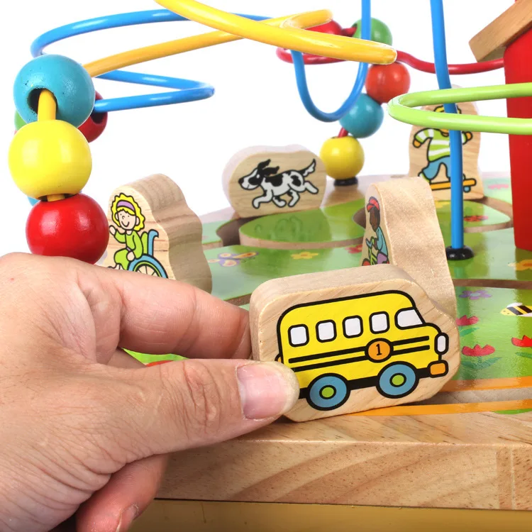 Large Size Wooden Children Six-Sided Multi-functional Baby Bead-stringing Toy Treasure Chest Infants Early Childhood Educational
Large Size Wooden Children Six-Sided Multi-functional Baby Bead-stringing Toy Treasure Chest Infants Early Childhood Educational