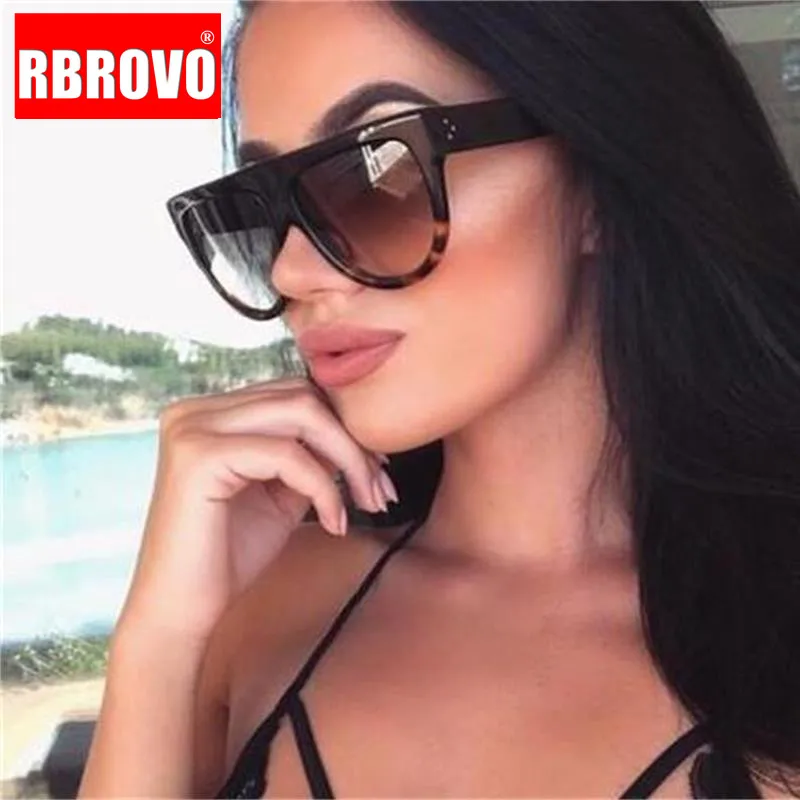 2021 леопардовые солнцезащитные очки RBROVO для женщин и мужчин с линзами конфетного