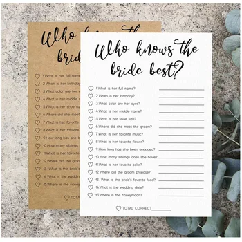 Bridal Shower Games Rustic Games How Well Do You Know the Bride Who Knows The Bride Best
Bridal Shower Games Rustic Games How Well Do You Know the Bride Who Knows The Bride Best