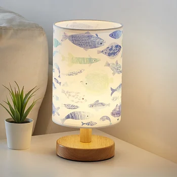 USB Bedside Table Lamp Modern LED Desk Light with Fabric Shade and Wood Base for Household Bedroom Ornament
USB Bedside Table Lamp Modern LED Desk Light with Fabric Shade and Wood Base for Household Bedroom Ornament