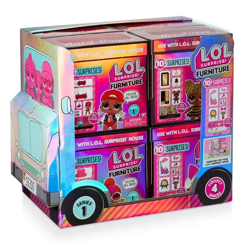 LOL Surprise Doll Demolition Ball Blind Box Toy Girl Birthday Gift Child Simulation Play House Set Doll Doll Guessing Furniture
LOL Surprise Doll Demolition Ball Blind Box Toy Girl Birthday Gift Child Simulation Play House Set Doll Doll Guessing Furniture