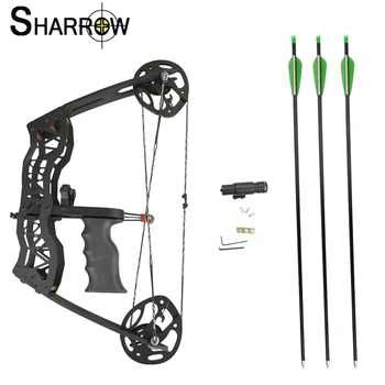 1set 40lbs Archery 100 Meter Shooting Range Metal Compound Wheel Compound Bow With 3 Arrows 1Bow Sight Hand Grip Hunting Bow
1set 40lbs Archery 100 Meter Shooting Range Metal Compound Wheel Compound Bow With 3 Arrows 1Bow Sight Hand Grip Hunting Bow