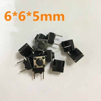 100PCS/Lot 6x6x5mm Micro Switch Tactile Push Button Switch 2 pins 6*6*5mm Key Switches
100PCS/Lot 6x6x5mm Micro Switch Tactile Push Button Switch 2 pins 6*6*5mm Key Switches