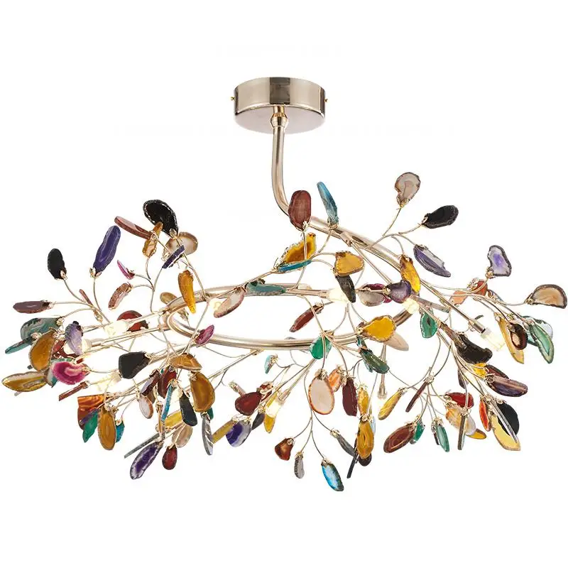 Modern LED Agate chandelier lighting gold chandelier luxury tree branch chandelier light for bedroom/living room/kitchen G4 bulb
Modern LED Agate chandelier lighting gold chandelier luxury tree branch chandelier light for bedroom/living room/kitchen G4 bulb