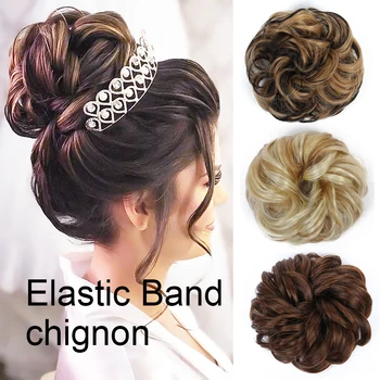 HUAYA Synthetic chignon Hair Scrunchies Extensions Hair Wrap Ponytail Hair Extension Elastic Band chignon Fake Hair
HUAYA Synthetic chignon Hair Scrunchies Extensions Hair Wrap Ponytail Hair Extension Elastic Band chignon Fake Hair
