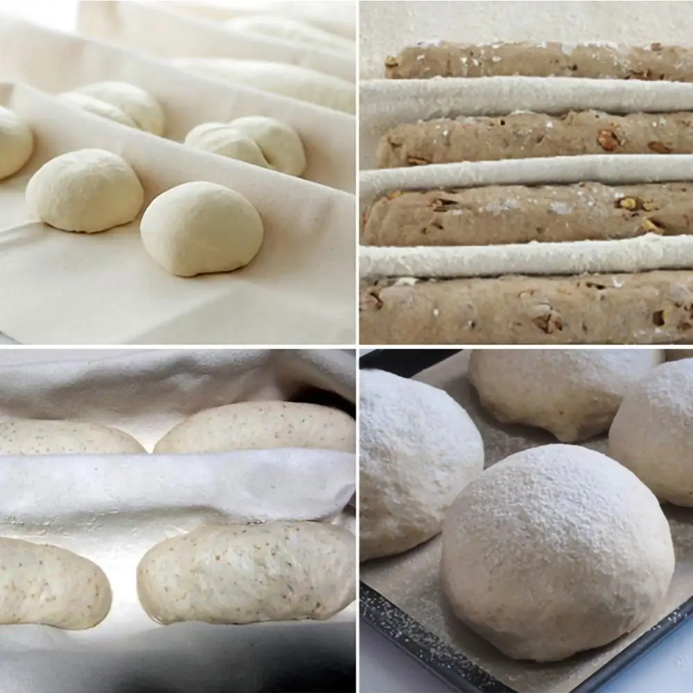 45x75cm Linen Fermented Cloth Dough Bakers Pans Proving Bread Baguette Flax Cloth Baking Mat Baking Pastry Kitchen Tools
45x75cm Linen Fermented Cloth Dough Bakers Pans Proving Bread Baguette Flax Cloth Baking Mat Baking Pastry Kitchen Tools