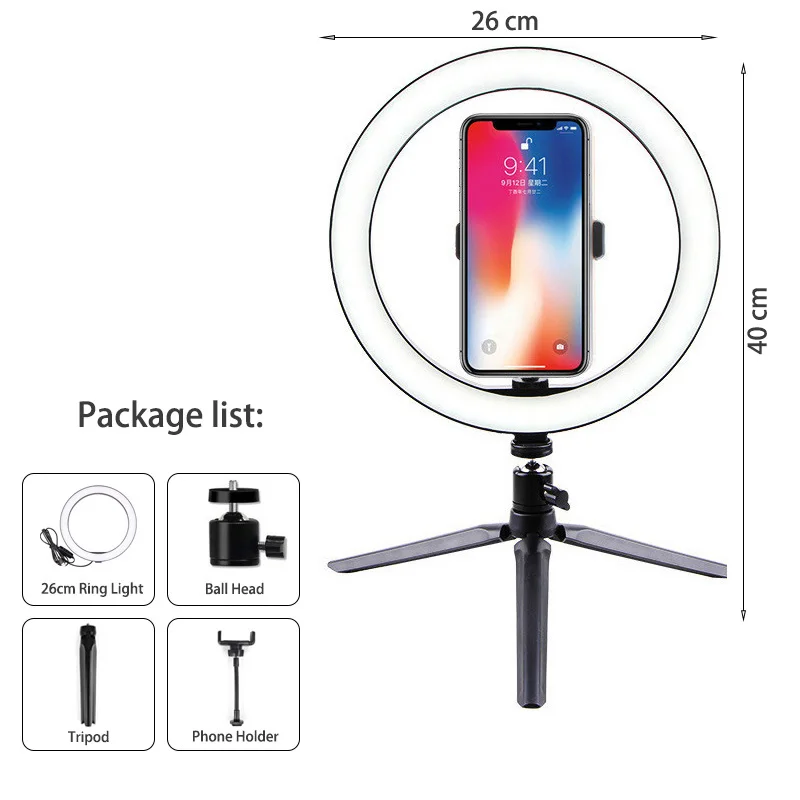 6-10 Inch Lighting Phone ,LED Ring light Tripod Stand Photo Led Selfie Bluetooth remote Ring Light Lamp TikTok Youtube Live
6-10 Inch Lighting Phone ,LED Ring light Tripod Stand Photo Led Selfie Bluetooth remote Ring Light Lamp TikTok Youtube Live