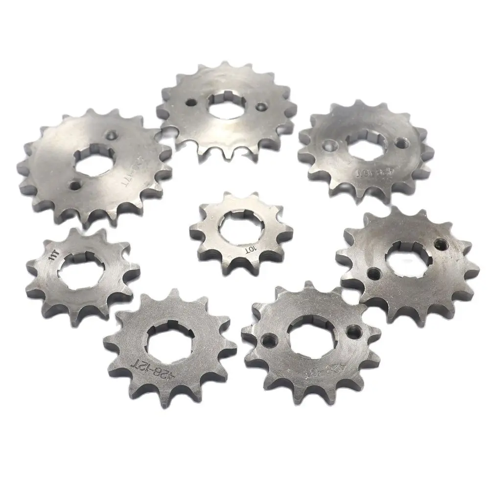 

428# 20mm 10T-19T Front Engine Sprocket For KAYO BSE SSR SDG Dirt Pit Bike ATV Quad Go Kart Moped Buggy Scooter Motorcycle