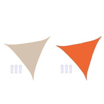2pcs Waterproof Sun Shade Sail Patio Canopy for Backyard Facility Activities
2pcs Waterproof Sun Shade Sail Patio Canopy for Backyard Facility Activities