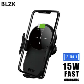 BLZK 15W Car Wireless Charge For iPhone 11 8Plus XR XS Type C For Samsung S20 S10 S9 Note 10 Car Fast Qi Wireless Charger
BLZK 15W Car Wireless Charge For iPhone 11 8Plus XR XS Type C For Samsung S20 S10 S9 Note 10 Car Fast Qi Wireless Charger