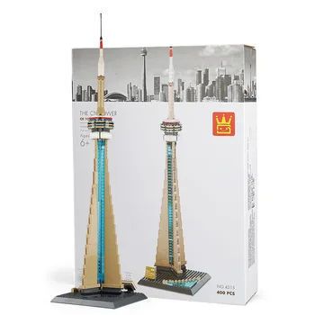 New 400pcs City Architecture The CN Tower Building Blocks Model Compatible Bricks Street View Toys for Children
New 400pcs City Architecture The CN Tower Building Blocks Model Compatible Bricks Street View Toys for Children