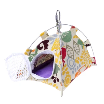 Bird Parrot Cage Bird Hammock House Tent Shape Soft Nest Hamster Warm Bed LX9C 
Bird Parrot Cage Bird Hammock House Tent Shape Soft Nest Hamster Warm Bed LX9C