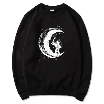 NEW top quality cotton blend casual digging the moon printed men Sweatshirts autumn black streetwear sweatshirts XXXL
NEW top quality cotton blend casual digging the moon printed men Sweatshirts autumn black streetwear sweatshirts XXXL