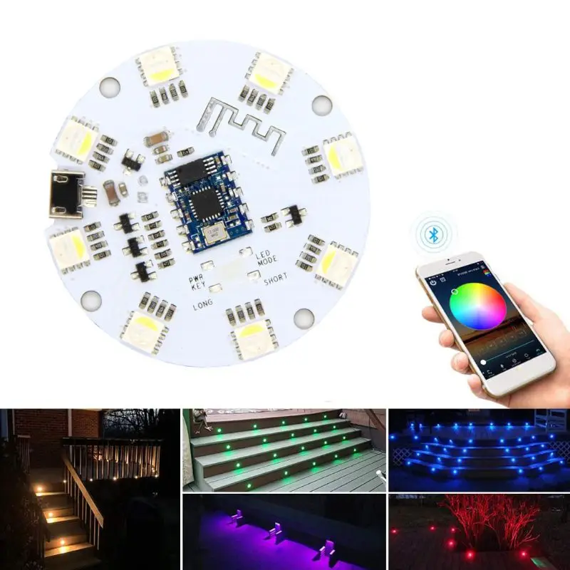 3.6V-5V Micro USB input Colorful 8pcs LED Lamp Bluetooth Wireless Smart APP Remote Control RGBW Cool Light Decor
3.6V-5V Micro USB input Colorful 8pcs LED Lamp Bluetooth Wireless Smart APP Remote Control RGBW Cool Light Decor