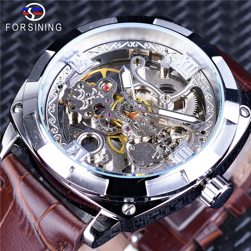 Forsining Gold Waterproof Analog Watch Men's Fashion Casual Automatic Analog Watch
Forsining Gold Waterproof Analog Watch Men's Fashion Casual Automatic Analog Watch