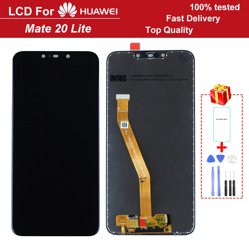 100% tested Original 6.3" Amoled Display with Frame Replacement for Huawei Mate 20 Lite LCD Touch Screen Digitizer Assembly
100% tested Original 6.3" Amoled Display with Frame Replacement for Huawei Mate 20 Lite LCD Touch Screen Digitizer Assembly