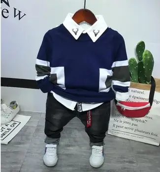 Spring Autumn boys sets Toddler Baby Boys Clothes Outfit Infant Boy Kids Knit sweater + shirt + jeans 3pcs Casual Clothing
Spring Autumn boys sets Toddler Baby Boys Clothes Outfit Infant Boy Kids Knit sweater + shirt + jeans 3pcs Casual Clothing
