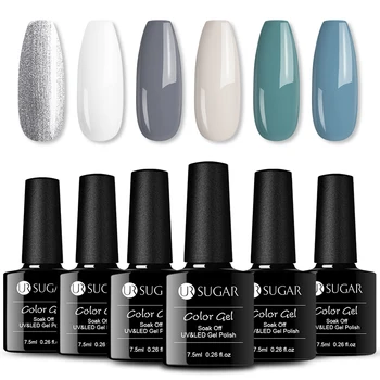 UR SUGAR 6/8pcs/Lot Gel Nail kits Soak Off Long Lasting UV LED Gel varnish Shiny Color Gel Polish Nail Art varnish Set
UR SUGAR 6/8pcs/Lot Gel Nail kits Soak Off Long Lasting UV LED Gel varnish Shiny Color Gel Polish Nail Art varnish Set