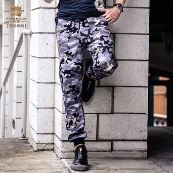 Fanzhuan Free shipping New men's Spring 2017 micro-elastic camouflage slim cropped pants sports pants feet casual trousers 
Fanzhuan Free shipping New men's Spring 2017 micro-elastic camouflage slim cropped pants sports pants feet casual trousers