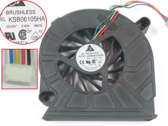 4-проводной охлаждающий вентилятор для сервера Delta Electronics KSB06105HA 9M16 DC 5V 0.40A
4-проводной охлаждающий вентилятор для сервера Delta Electronics KSB06105HA 9M16 DC 5V 0.40A