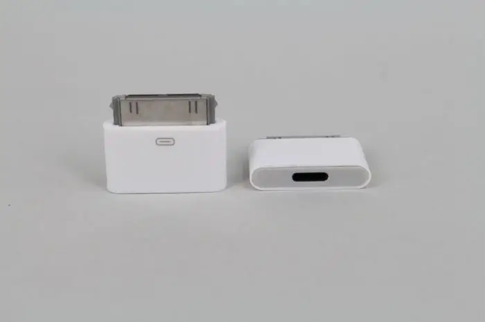 8 контактный разъем для 30 Pin типа папа в комплект поставки входит адаптер iPhone 4S iPad 3