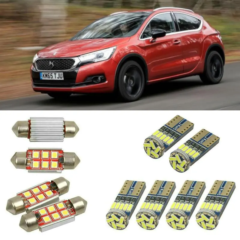 Interior led Car lights For DS ds4 crossback hatchback dome bulbs for cars License Plate Light 6pc
Interior led Car lights For DS ds4 crossback hatchback dome bulbs for cars License Plate Light 6pc