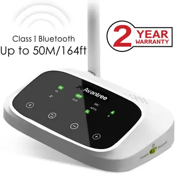 US New Avantree Oasis Long Range Bluetooth Transmitter Receiver for TV & PC, aptX Low Latency Wireless Audio Adapter
US New Avantree Oasis Long Range Bluetooth Transmitter Receiver for TV & PC, aptX Low Latency Wireless Audio Adapter