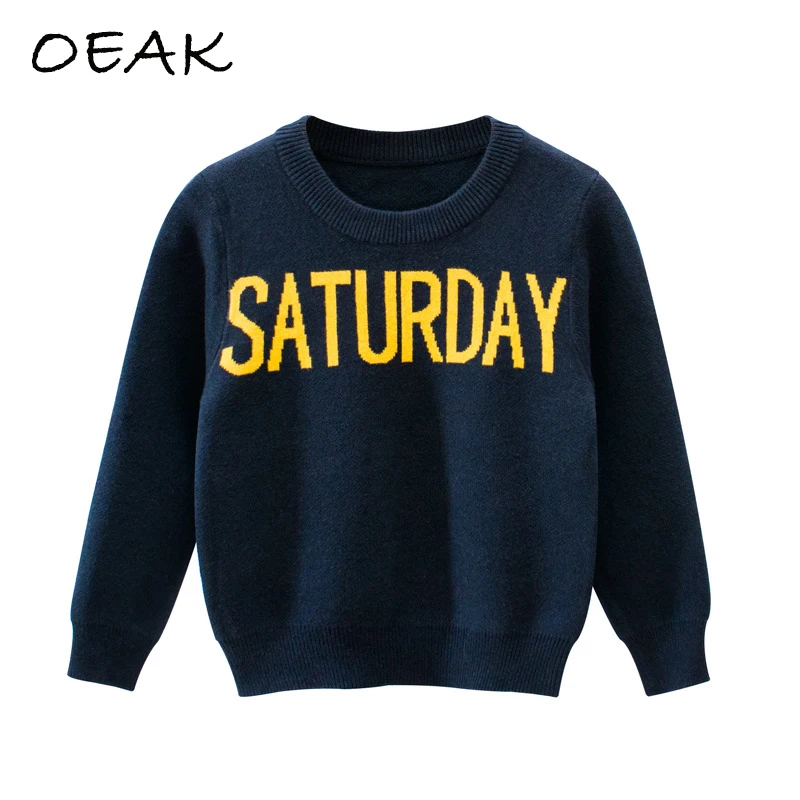 Oeak Baby Date Sweater Children Knitting Sweaters Girl Boy Clothes Fashion Cute Toddler Clothes Autumn Winter Costumes 
Oeak Baby Date Sweater Children Knitting Sweaters Girl Boy Clothes Fashion Cute Toddler Clothes Autumn Winter Costumes