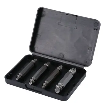 4pcs Steel Broken Speed Out Damaged Screw Extractor Drill Bit Guide Set Broken Bolt Remover Easy Out Set
4pcs Steel Broken Speed Out Damaged Screw Extractor Drill Bit Guide Set Broken Bolt Remover Easy Out Set