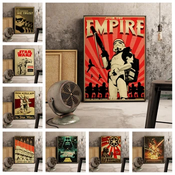 Star Wars Movie Retro Poster Home Decor High Quality Canvas Painting Home Decor wall art cuadros decoracion salon o12
Star Wars Movie Retro Poster Home Decor High Quality Canvas Painting Home Decor wall art cuadros decoracion salon o12