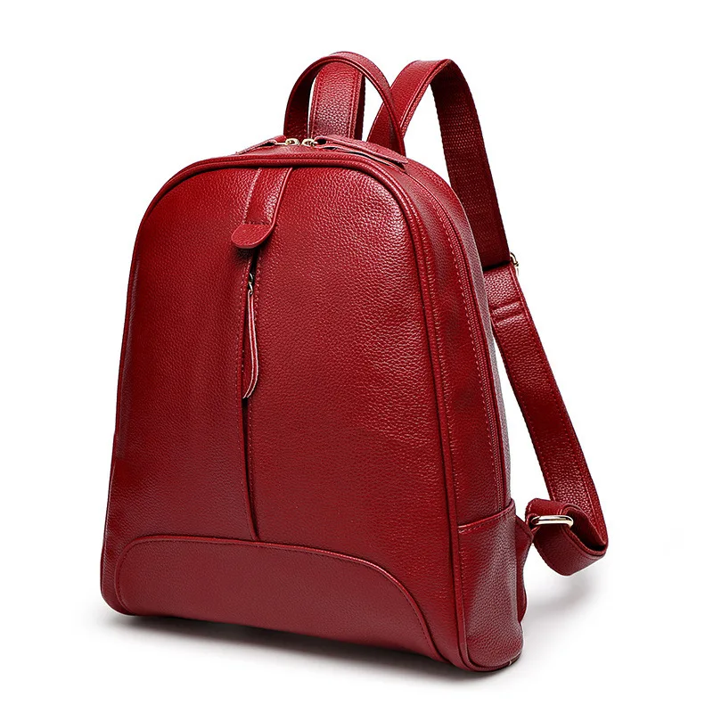 Hot Women's backpack 2020 new multifunctional waterproof Pu large capacity Backpack Solid Zip Fashion Casual Backpack
Hot Women's backpack 2020 new multifunctional waterproof Pu large capacity Backpack Solid Zip Fashion Casual Backpack