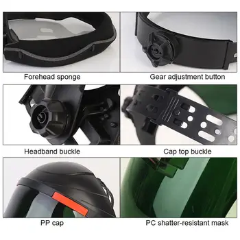 Pro Solar Auto Darkening Welding Helmet Tig Mask Grinding Welder Protective Gear
Pro Solar Auto Darkening Welding Helmet Tig Mask Grinding Welder Protective Gear