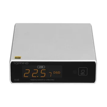 TOPPING E30 HiFi 32Bit/768kHz DSD512 DAC with AK4493 Chip, Touch Control, Remote Control, Coaxial Optical USB Input for Home/The
TOPPING E30 HiFi 32Bit/768kHz DSD512 DAC with AK4493 Chip, Touch Control, Remote Control, Coaxial Optical USB Input for Home/The