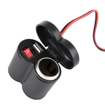 6cmx5cm Waterproof 12V-24V Motorcycle/Bike Cigarette Lighter Charger Socket USB Power
6cmx5cm Waterproof 12V-24V Motorcycle/Bike Cigarette Lighter Charger Socket USB Power