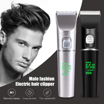 Rechargeable Hair Clipper LED Display Quick Charge Electric Trimmer Long Standby Hair Cutting Machine with Limit Combs 35D 
Rechargeable Hair Clipper LED Display Quick Charge Electric Trimmer Long Standby Hair Cutting Machine with Limit Combs 35D