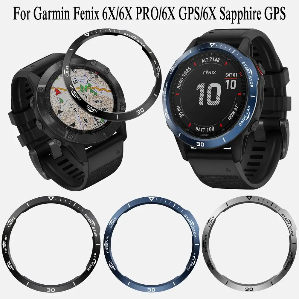 Metal case Bezel Ring band For Garmin Fenix 6X/Fenix 6X Pro/6X GPS Styling Frame Adhesive case Anti Scratch Bezel shell coverage
Metal case Bezel Ring band For Garmin Fenix 6X/Fenix 6X Pro/6X GPS Styling Frame Adhesive case Anti Scratch Bezel shell coverage