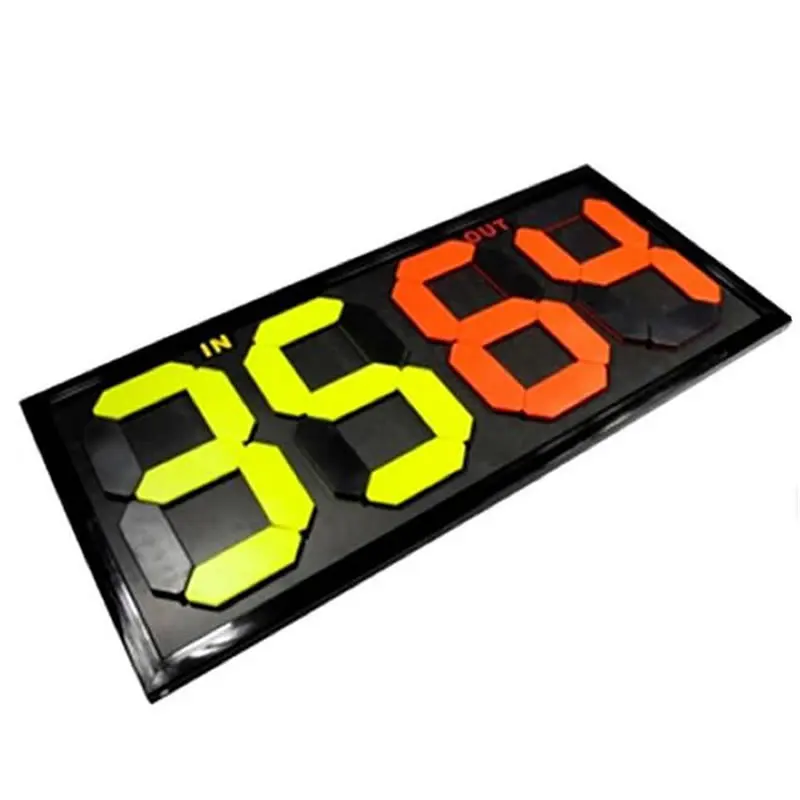 Football Match Replacement Card 4-Bit Double-Sided Fluorescent Display Four Two Manual Number Doubled No. Scoreboard
Football Match Replacement Card 4-Bit Double-Sided Fluorescent Display Four Two Manual Number Doubled No. Scoreboard