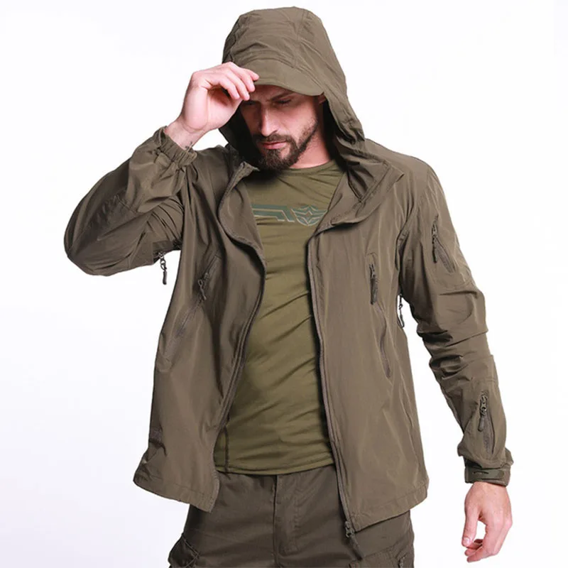 Men's Outdoor Sun Protection Jackets Breathable Anti-UV Waterproof Fishing Tops Military Tactical Climbing Riding Sports Jackets
Men's Outdoor Sun Protection Jackets Breathable Anti-UV Waterproof Fishing Tops Military Tactical Climbing Riding Sports Jackets