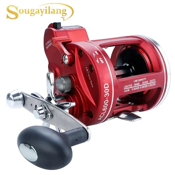 Sougayilang High Strong Trolling Fishing Reel Saltwater Sea Pesca Bait Casting Fishing Reels Trolling Reel Max Drag 28kg
Sougayilang High Strong Trolling Fishing Reel Saltwater Sea Pesca Bait Casting Fishing Reels Trolling Reel Max Drag 28kg