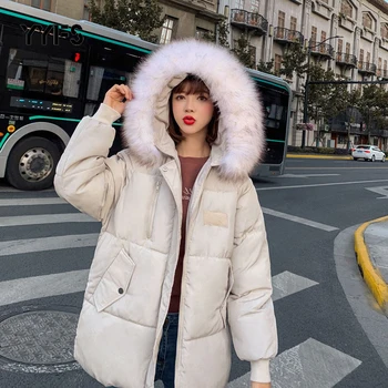 Women Winter Jackets Casual Fur Collar Hooded Jacket Long Parkas Female Warm Thick Coat Plus Size Down Cotton Coats chaqueta
Women Winter Jackets Casual Fur Collar Hooded Jacket Long Parkas Female Warm Thick Coat Plus Size Down Cotton Coats chaqueta