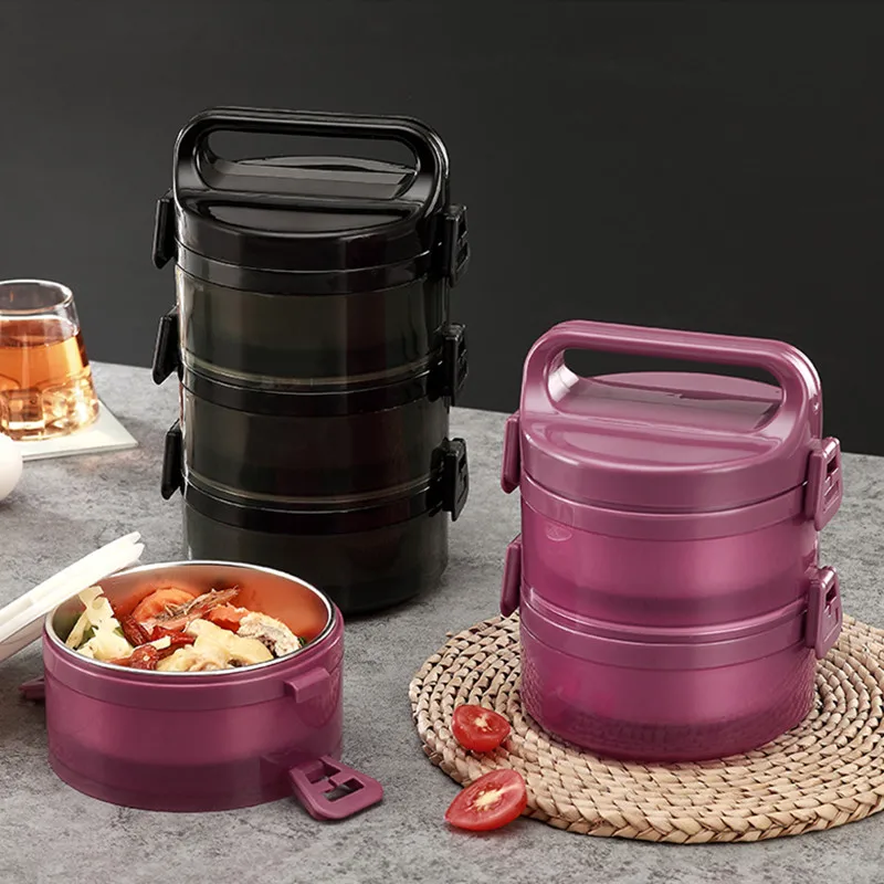 Portable Stainless Steel 304 Thermal Lunch Box Large Capacity Multi Layer Thermos Bento Box BPA Free Food Container
Portable Stainless Steel 304 Thermal Lunch Box Large Capacity Multi Layer Thermos Bento Box BPA Free Food Container