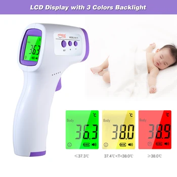 Digital Infrared Termometro Infrarojo Digital IR Temperature Meter Home Handheld Non-contact Instrument Temperature Measuring
Digital Infrared Termometro Infrarojo Digital IR Temperature Meter Home Handheld Non-contact Instrument Temperature Measuring