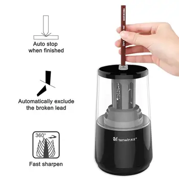 Electric Pencil Sharpener Creative Stationery Electrical Automatic Pencil Sharpener Home School Office Desktop For Kids
Electric Pencil Sharpener Creative Stationery Electrical Automatic Pencil Sharpener Home School Office Desktop For Kids