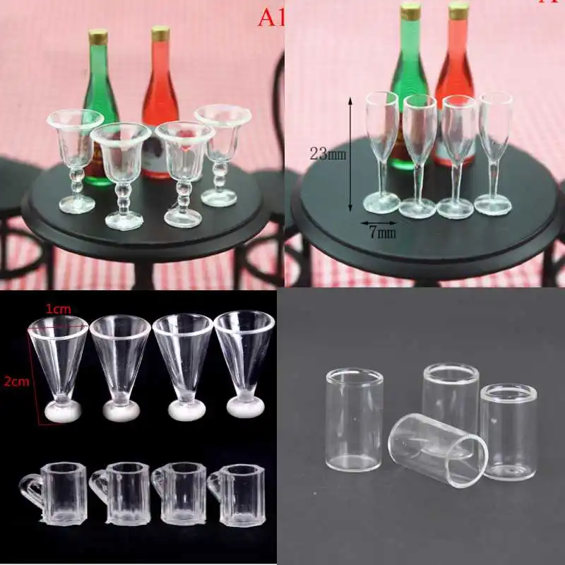 Miniature Accessories 4Pcs 1/12 Mini Resin Transparent Cup Simulation Furniture Model Toys For Doll House Decoration Dollhouse
Miniature Accessories 4Pcs 1/12 Mini Resin Transparent Cup Simulation Furniture Model Toys For Doll House Decoration Dollhouse