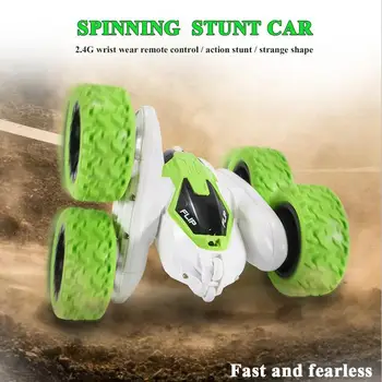 RC Stunt Car 2.4GHz 4WD 360 Degrees Spin Roll Off-Road Car Radio Control Rogramming Remote Control Machine Trucks Toy with Light
RC Stunt Car 2.4GHz 4WD 360 Degrees Spin Roll Off-Road Car Radio Control Rogramming Remote Control Machine Trucks Toy with Light
