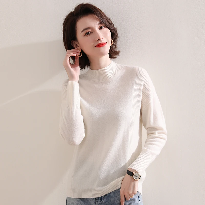 Helovi 100% cashmere pullovers Winter Sweater Women Cashmere Knitted Women Sweaters And Pullovers Female Jumper Tops
Helovi 100% cashmere pullovers Winter Sweater Women Cashmere Knitted Women Sweaters And Pullovers Female Jumper Tops