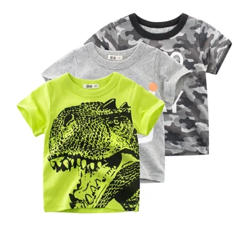 Cartoon Dinosaur Camouflage Childrens Short Sleeve Baby Shark Girls T Shirt Cotton Boys Clothes Summer T-Shirt Kids Boy T Shirts
Cartoon Dinosaur Camouflage Childrens Short Sleeve Baby Shark Girls T Shirt Cotton Boys Clothes Summer T-Shirt Kids Boy T Shirts