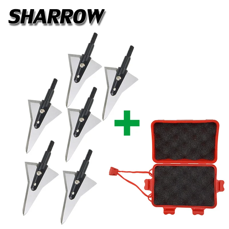 6Pcs Archery 126gr Arrowhead 2Broadhead And Box Set Outdoor Hunting Shooting Training Bow And Arrow Accessories Set
6Pcs Archery 126gr Arrowhead 2Broadhead And Box Set Outdoor Hunting Shooting Training Bow And Arrow Accessories Set