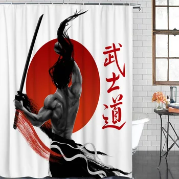 Man Character Sword Weapon Bushido Shower Curtain Waterproof Bathroom Curtain Polyester Bath Curtain Home Decor
Man Character Sword Weapon Bushido Shower Curtain Waterproof Bathroom Curtain Polyester Bath Curtain Home Decor